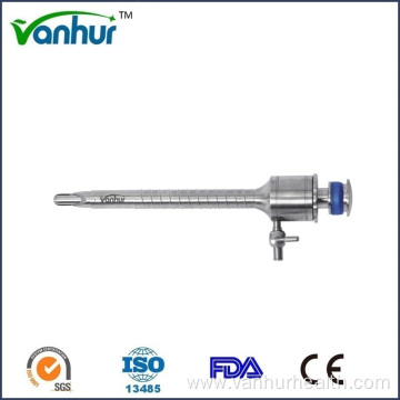 Cross-Type Membrance Valve Trocar with Retaining Spiral